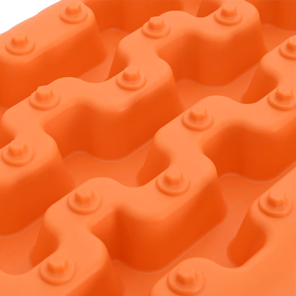 Liukuestelevy 2 kpl Oranssi 57,5x30,5x5,5 cm Vahvistettu nailon
