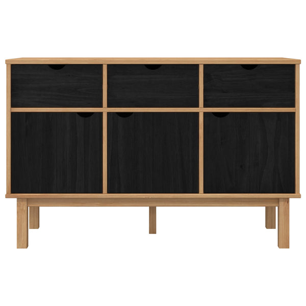 Senkki OTTA Ruskea ja musta 114 x 43 x 73,5 cm