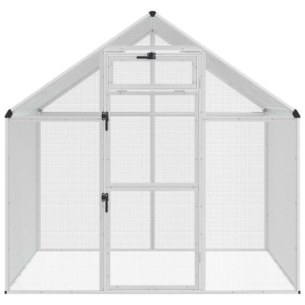 Lintuhäkki Hopea 181,5 x 112,5 x 173,5 cm