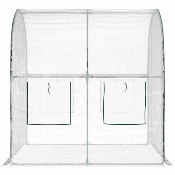 Kasvihuone kehikolla 160 x 200 x 192,5 cm Polyvinyylikloridi