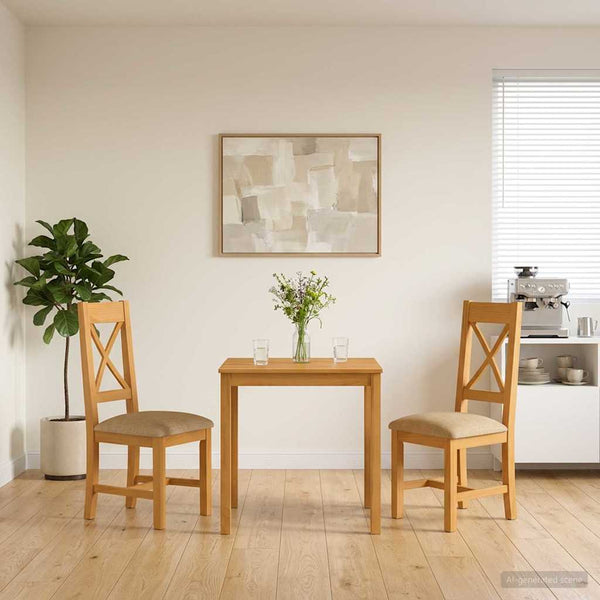 Ruokailuryhmä 3 kpl Beige Mäntypuu