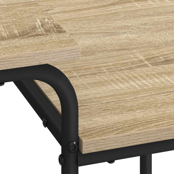 Pöytä säilytyksellä Sonoma-tammi 100 x 50 x 75 cm