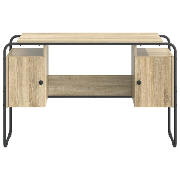 Pöytä säilytyksellä Sonoma-tammi 120 x 50.5 x 75.5 cm