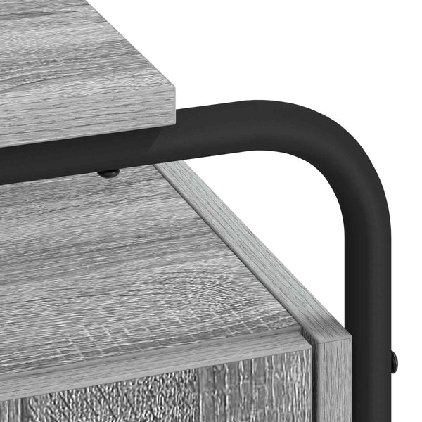 Pöytä säilytyksellä Harmaa Sonoma 120 x 50.5 x 75.5 cm
