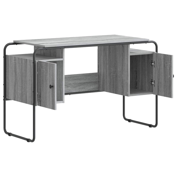Pöytä säilytyksellä Harmaa Sonoma 120 x 50.5 x 75.5 cm