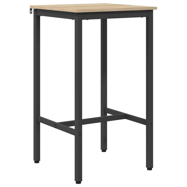 Baaripöytä 52 x 52 x 110 cm Tekninen puu Sonoma-tammi