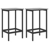 Baarijakkara 2 kpl Harmaa Sonoma 40 x 32 x 74 cm Tekninen puu