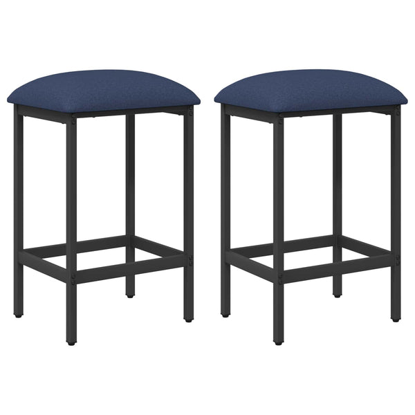 Baarijakkara 2 kpl Sininen 40 x 32 x 74 cm Tekninen puu