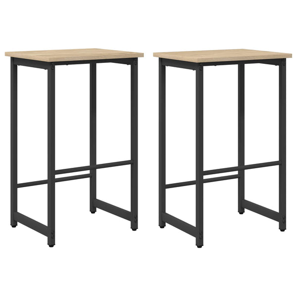 Baarijakkara 2 kpl Sonoma-tammi 40 x 32 x 64 cm Tekninen puu