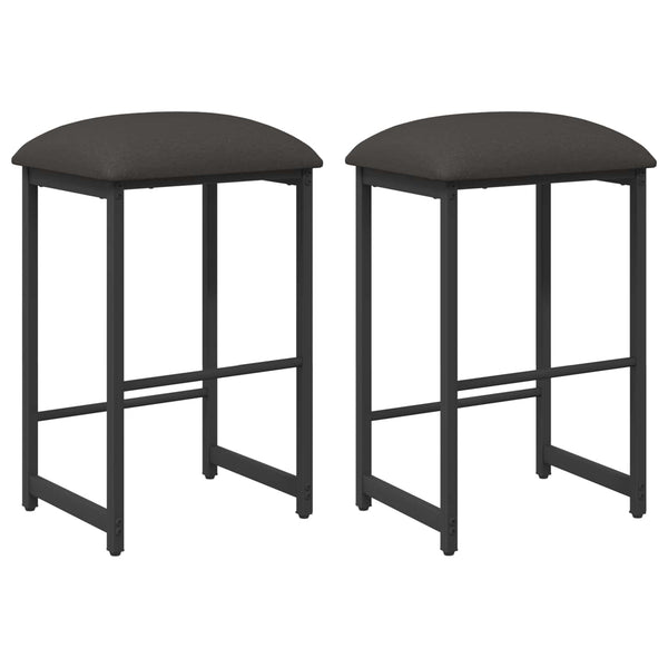 Baarijakkara 2 kpl Tummanharmaa 40 x 32 x 64 cm Tekninen puu