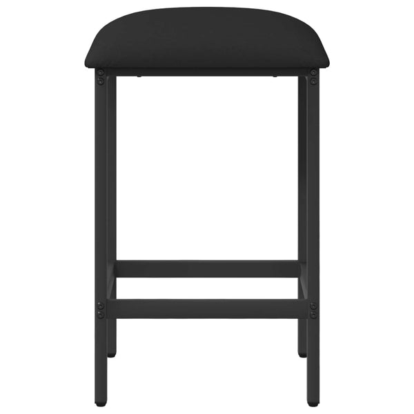 Baarijakkara 2 kpl Musta 40 x 32 x 64 cm Tekninen puu