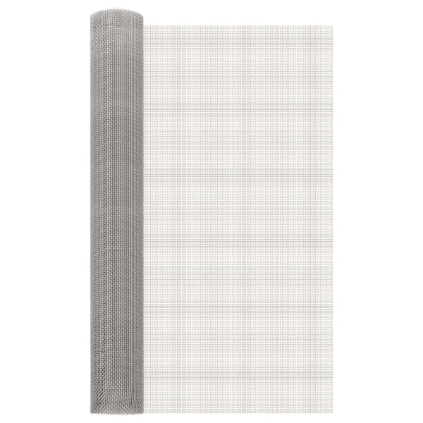 Verkkoruudun 80 x 500 cm 6 Mesh Ruostumaton teräs 201 Hopea