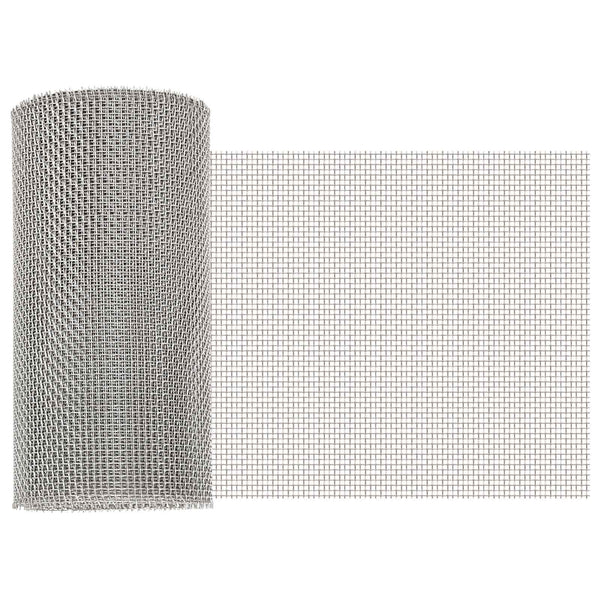 Verkkoruudun 20 x 200 cm 8 Mesh Ruostumaton teräs 201 Hopea