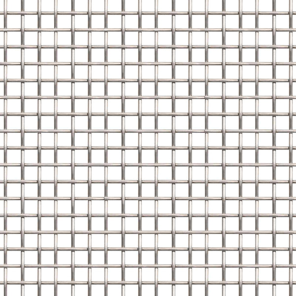 Verkkoruudun 60 x 1000 cm 8 Mesh Ruostumaton teräs 201 Hopea