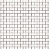 Verkkoruudun 100 x 1000 cm 8 Mesh Ruostumaton teräs 201 Hopea