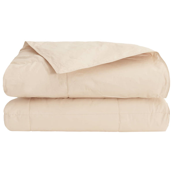 Kesäpeitto Beige 220 x 260 cm 100% Luonnollinen Kapok