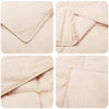 Talvilakana Beige 155 x 200 cm 100% Luonnollinen Kapok