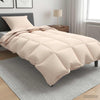 Peitto 155 x 220 cm Kaikki vuodenajat Kapok Kuitu Beige