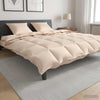 Peitto 220 x 260 cm Kaikki vuodenajat Kapok Kuitu Beige