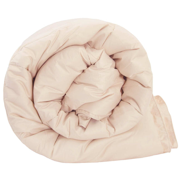 Peitto 140 x 220 cm Kaikki vuodenajat Kapok Kuitu Beige