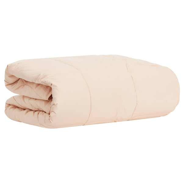 Peitto 220 x 260 cm Kaikki vuodenajat Kapok Kuitu Beige