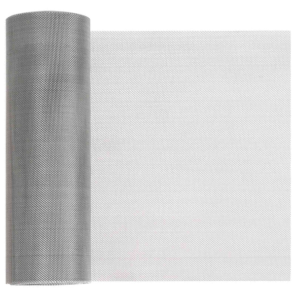 Verkkoruudun 20 x 2000 cm 30 Mesh Ruostumaton teräs 201 Hopea