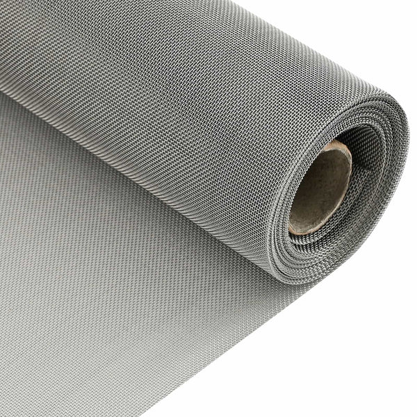 Verkkoruudun 80 x 2000 cm 30 Mesh Ruostumaton teräs 201 Hopea