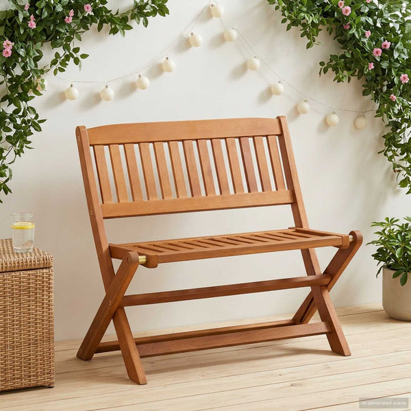 Lasten penkki 1 -Seater 61 x 38 x 57 cm Tiheä Eukalyptuspuu