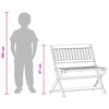 Lasten penkki 1 -Seater 61 x 38 x 57 cm Tiheä Eukalyptuspuu