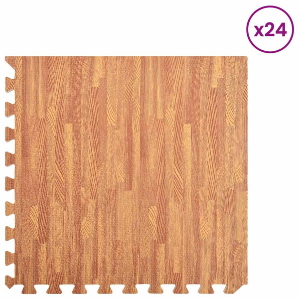 Uima-allas maamatto 24 kpl Puu 8,64 ㎡ EVA-vaahtoa