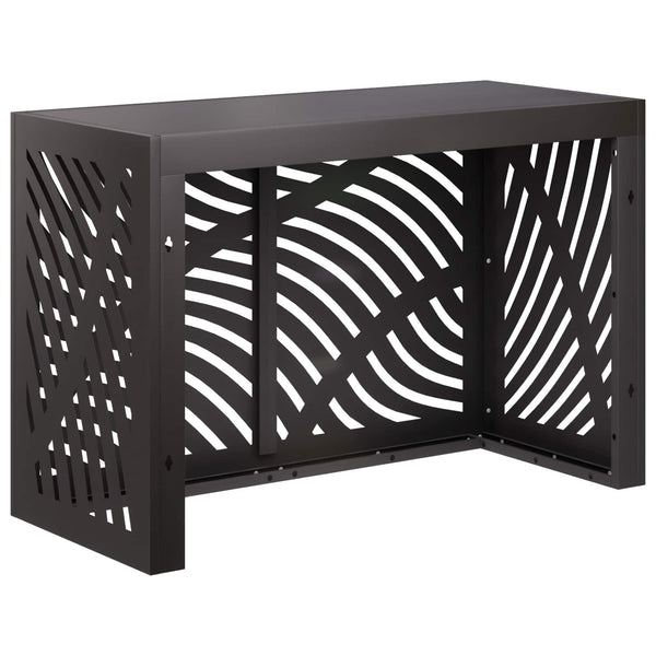 Ilmastointilaitteen suoja Musta 90 x 40 x 60 cm Teräs