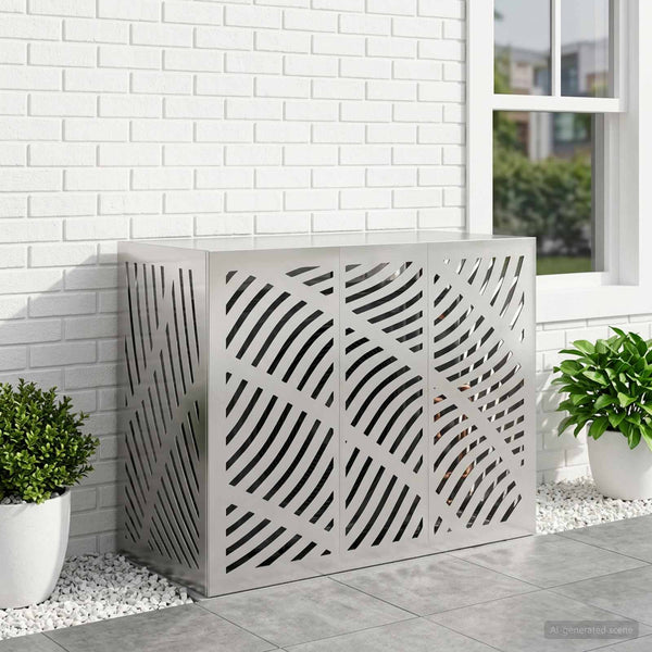 Ilmastointilaitteen suoja Hopea 110 x 50 x 80 cm