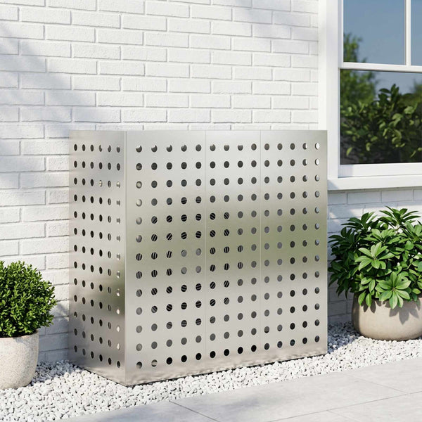 Ilmastointilaitteen suoja Hopea 110 x 50 x 105 cm
