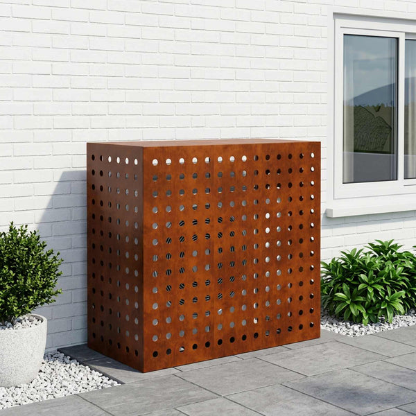 Ilmastointilaitteen suoja Ruosteinen 110 x 50 x 105 cm