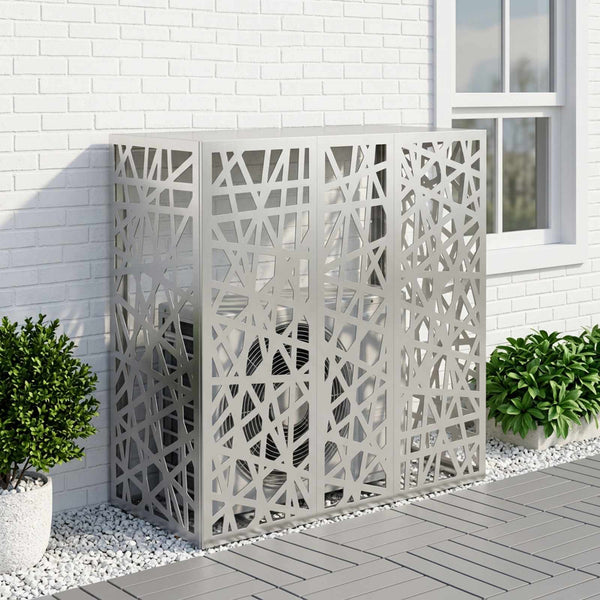 Ilmastointilaitteen suoja Hopea 110 x 50 x 105 cm
