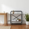 Kirjahylly 2 tasoa 100 x 35 x 70 cm PB Harmaa Sonoma