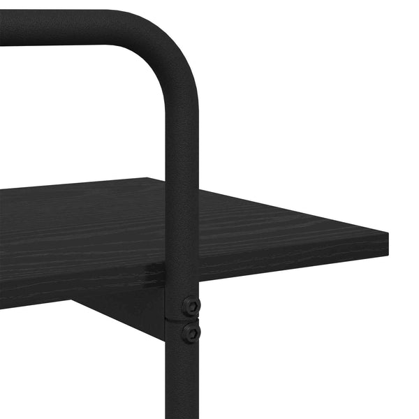 Kirjahylly 5 tasoa 80 x 35 x 175,5 cm PB Musta tammi