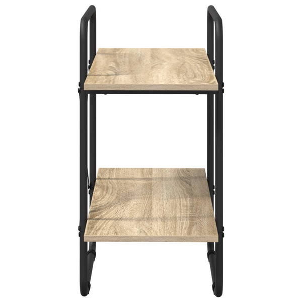 Kirjahylly 2 tasoa 80 x 35 x 70 cm PB Sonoma-tammi