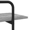 Kirjahylly 2 tasoa 60 x 35 x 70 cm PB Harmaa Sonoma