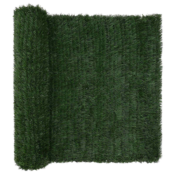 Tekokuituaita Tummanvihreä 1,5 x 5 m PVC ja teräs