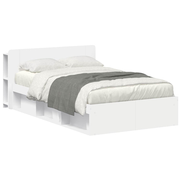 Sänkykehys varastolla valkoinen 4FT Small Double Tekninen puu