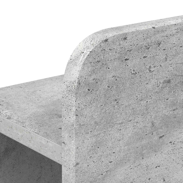 Sänkykehys varastolla päätyllä Betoninharmaa 2FT6 Small Single