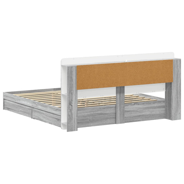Sänkykehys varastolla Harmaa Sonoma 6FT Super King Size