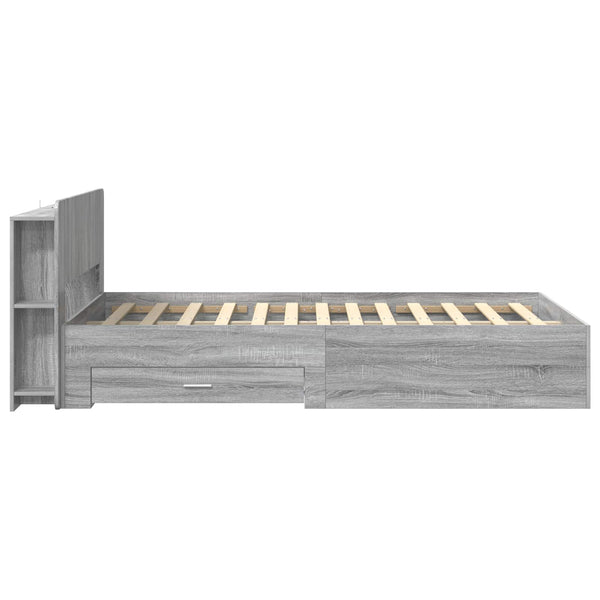 Sänkykehys varastolla päätyllä Harmaa Sonoma 4FT Small Double