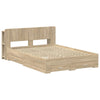 Sänkykehys varastolla Sonoma-tammi 5FT King Size Tekninen puu
