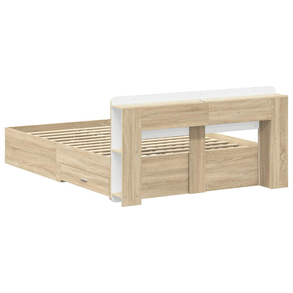Sänkykehys varastolla Sonoma-tammi 5FT King Size Tekninen puu