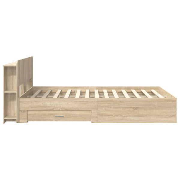 Sänkykehys varastolla Sonoma-tammi 5FT King Size Tekninen puu