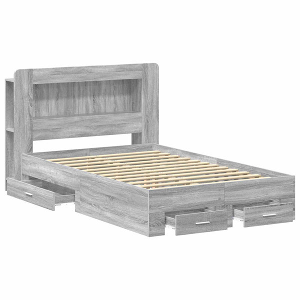 Sänkykehys varastolla päätyllä Harmaa Sonoma 4FT Small Double