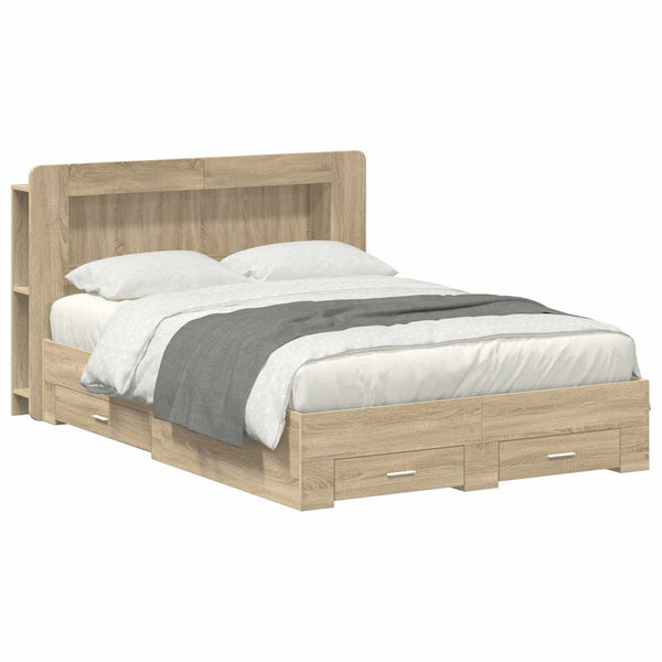 Sänkykehys varastolla Sonoma-tammi 5FT King Size Tekninen puu
