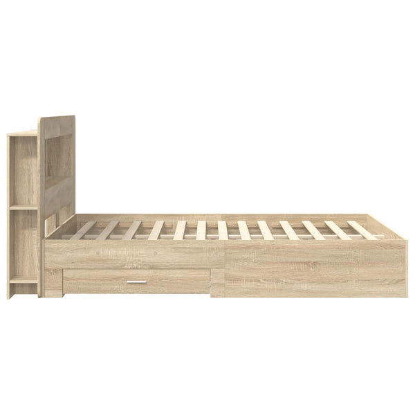 Sänkykehys varastolla Sonoma-tammi 5FT King Size Tekninen puu